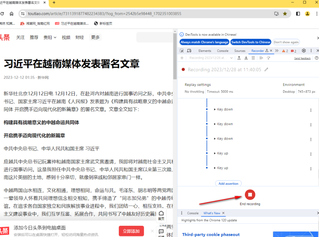 谷歌浏览器怎么录音7
